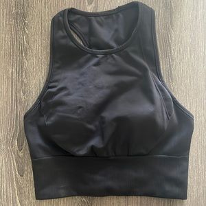 Lululemon Black Longline Bra